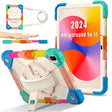 For Huawei MatePad SE 11 2024 Contrast Color Robot Silicone Hybrid PC Tablet Case(Colorful Blue) - Huawei by PMC TechLife | Online Shopping South Africa | PMC TechLife | Buy Now Pay Later Mobicred