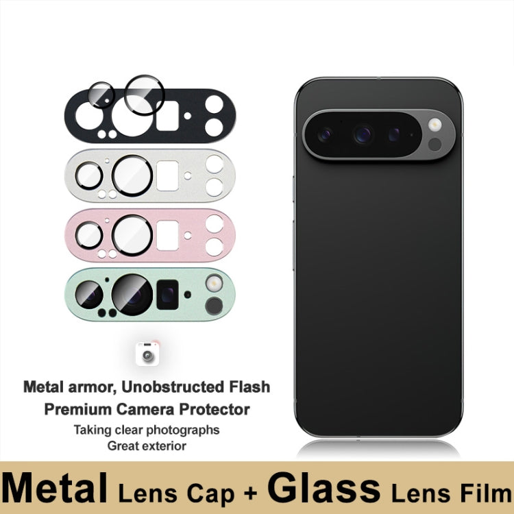 For Google Pixel 9 Pro IMAK Metal Armor Premium Camera Protector Film(Black)