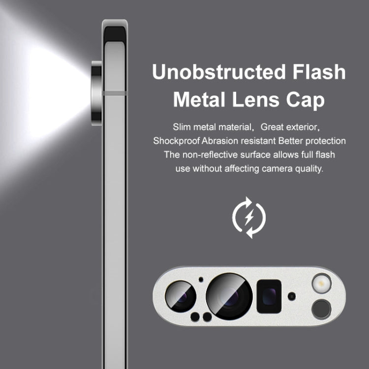 For Google Pixel 9 Pro IMAK Metal Armor Premium Camera Protector Film(Black)