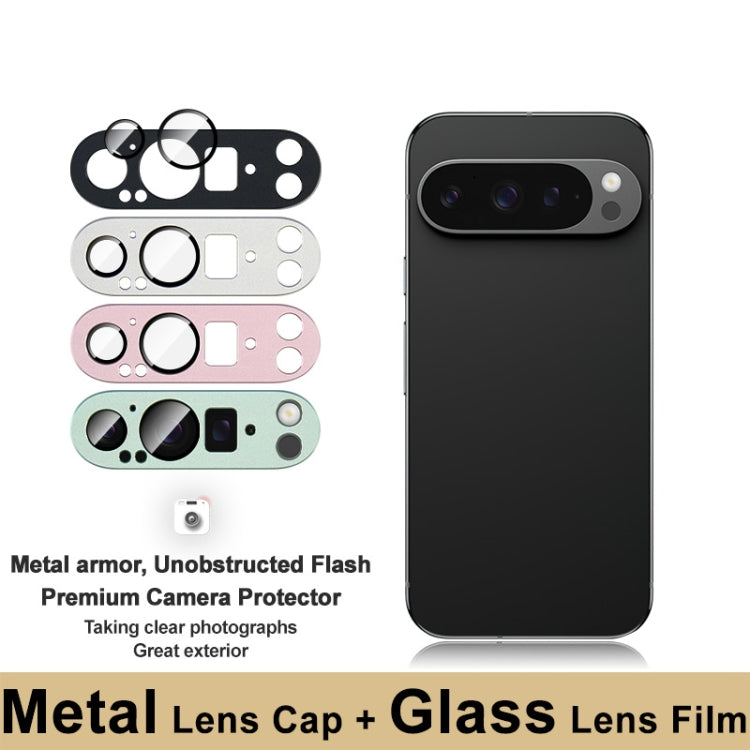 For Google Pixel 9 Pro XL IMAK Metal Armor Premium Camera Protector Film(Green)