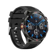 HT28 1.85 inch Silicone Strap IP68 Water-resistant Smart Watch, Support Sleep Monitoring(Black)