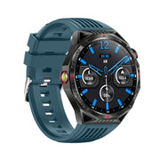HT28 1.85 inch Silicone Strap IP68 Water-resistant Smart Watch, Support Sleep Monitoring(Blue)