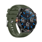HT28 1.85 inch Silicone Strap IP68 Water-resistant Smart Watch, Support Sleep Monitoring(Green)