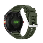 HT28 1.85 inch Silicone Strap IP68 Water-resistant Smart Watch, Support Sleep Monitoring(Green)