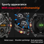 HT28 1.85 inch Silicone Strap IP68 Water-resistant Smart Watch, Support Sleep Monitoring(Blue)