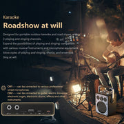 WK Beluga D7 Conductor HiFi Outdoor Portable Bluetooth Speaker(Black)