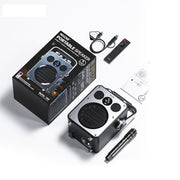 WK Beluga D7 Conductor HiFi Outdoor Portable Bluetooth Speaker(Black)