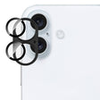 For iPhone 16 / 16 Plus IMAK Metal Armor Premium Camera Protector Film(Black) - iPhone 16 Tempered Glass by imak | Online Shopping South Africa | PMC TechLife | Buy Now Pay Later Mobicred