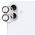 For iPhone 16 / 16 Plus IMAK Metal Armor Premium Camera Protector Film(Pink) - iPhone 16 Tempered Glass by imak | Online Shopping South Africa | PMC TechLife | Buy Now Pay Later Mobicred