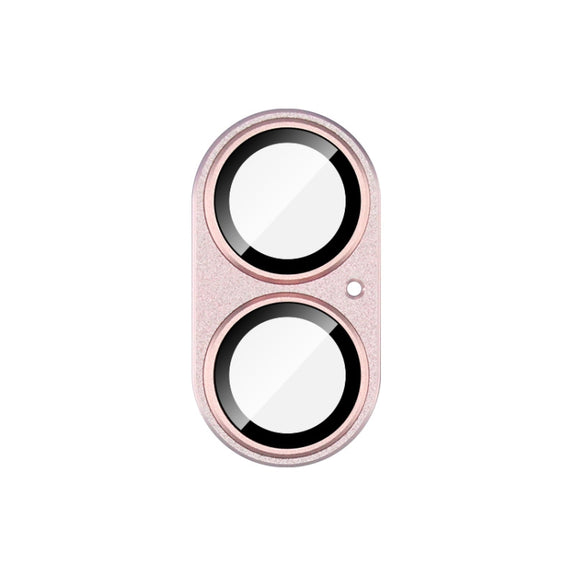 For iPhone 16 / 16 Plus IMAK Metal Armor Premium Camera Protector Film(Pink)