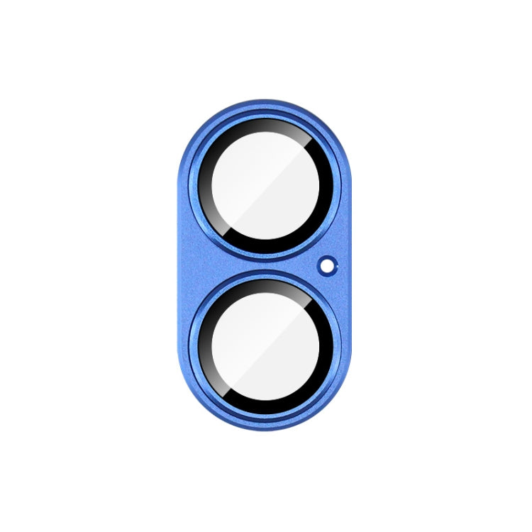 For iPhone 16 / 16 Plus IMAK Metal Armor Premium Camera Protector Film(Sky Blue)