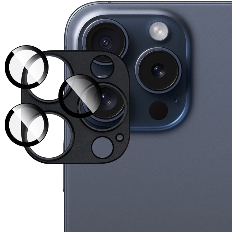 For iPhone 16 Pro / 16 Pro Max IMAK Metal Armor Premium Camera Protector Film(Black)