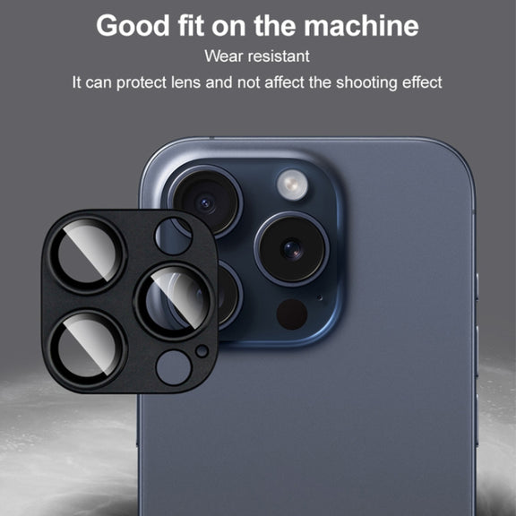 For iPhone 16 Pro / 16 Pro Max IMAK Metal Armor Premium Camera Protector Film(Silver)