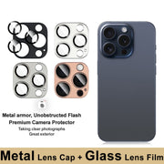 For iPhone 16 Pro / 16 Pro Max IMAK Metal Armor Premium Camera Protector Film(Grey)