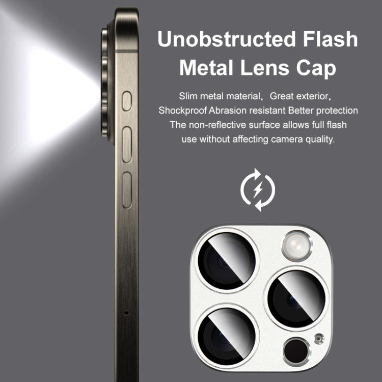 For iPhone 16 Pro / 16 Pro Max IMAK Metal Armor Premium Camera Protector Film(Brown)