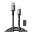 JOYROOM S-A50 3A 480Mbps Fast Charging Data Cable, USB-A to 8 Pin Cable, Length: 1.2m(Dark Gray) - Normal Style Cable by JOYROOM | Online Shopping South Africa | PMC TechLife | Buy Now Pay Later Mobicred