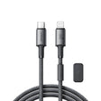 JOYROOM S-A50 3A 480Mbps Fast Charging Data Cable, Type-C to 8 Pin Cable, Length: 1.2m(Dark Gray) - Multifunction Cable by JOYROOM | Online Shopping South Africa | PMC TechLife | Buy Now Pay Later Mobicred