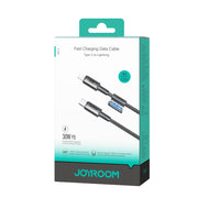 JOYROOM S-A50 3A 480Mbps Fast Charging Data Cable, Type-C to 8 Pin Cable, Length: 1.2m(Dark Gray)
