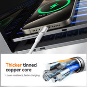 JOYROOM S-A51 Cutting-Edge Series 3A Fast Charging Data Cable, USB-A to 8 Pin Cable, Length: 1.2m(Light Gray)