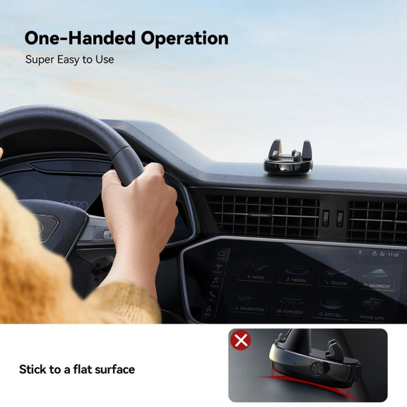 JOYROOM JR-ZS330 Dundun No.3 Vehicle Mounted Bracket Dashboard Car Phone Holder(Black)