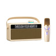 WK Beluga D17 Lyrics Bluetooth Speaker(Beige) - free shipping - PMC Jewellery - Order now!