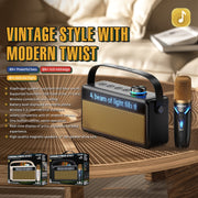 WK Beluga D17 Lyrics Bluetooth Speaker(Beige)