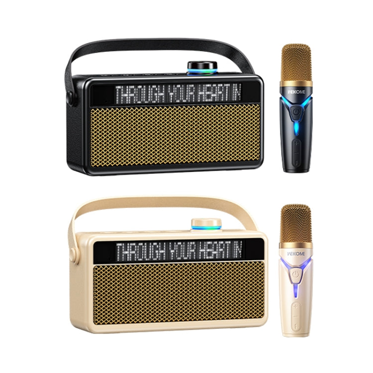 WK Beluga D17 Lyrics Bluetooth Speaker(Beige)