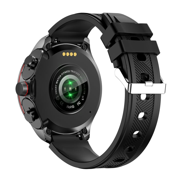 LC19 1.53 inch 2 in 1 Bluetooth Earphone IP67 Water-resistant Smart Watch, Support Sleep Monitoring(Black)