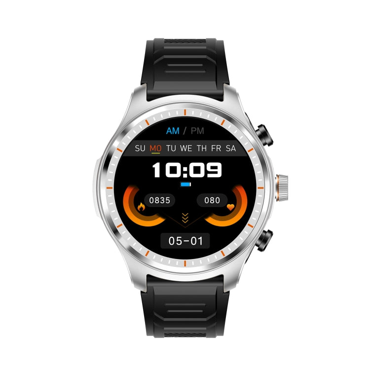 LC19 1.53 inch 2 in 1 Bluetooth Earphone IP67 Water-resistant Smart Watch, Support Sleep Monitoring(Black Silver)
