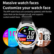 LC19 1.53 inch 2 in 1 Bluetooth Earphone IP67 Water-resistant Smart Watch, Support Sleep Monitoring(Black)