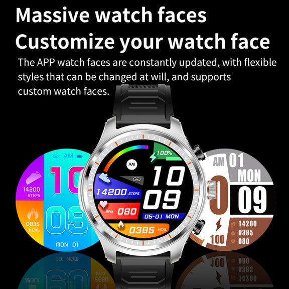 LC19 1.53 inch 2 in 1 Bluetooth Earphone IP67 Water-resistant Smart Watch, Support Sleep Monitoring(Black)