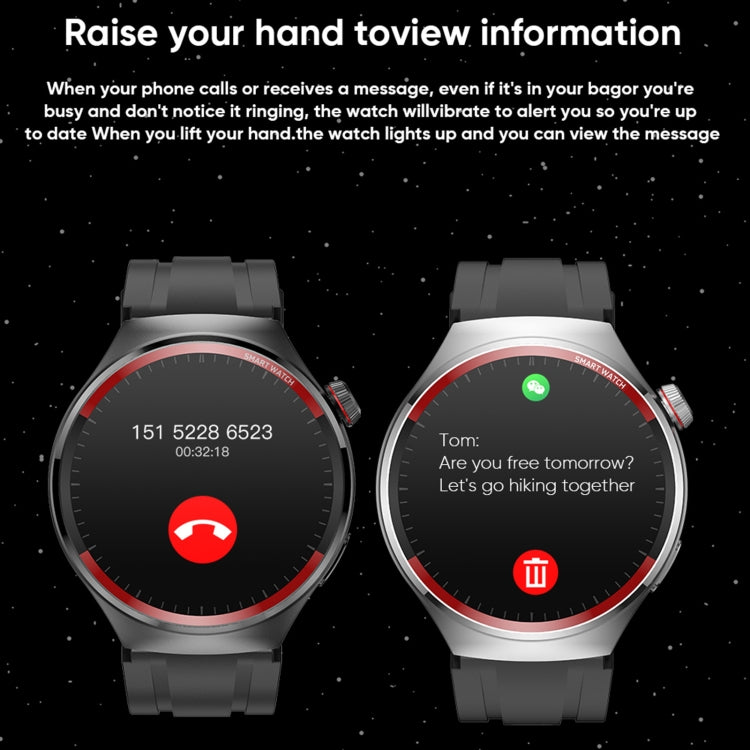 MT78 1.43 inch IP67 Water-resistant Smart Watch, Support Sleep Monitoring(Black)