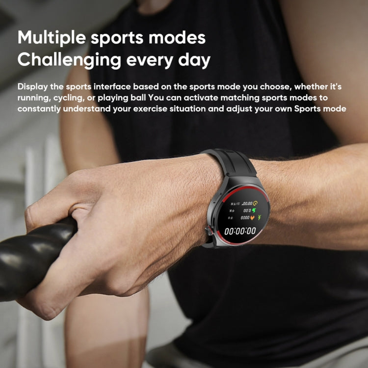MT78 1.43 inch IP67 Water-resistant Smart Watch, Support Sleep Monitoring(Black)