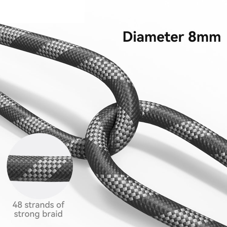 USAMS ZB317 Anti-lost Adjustable Phone Wrist Rope(Black)