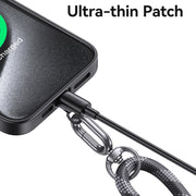 USAMS ZB317 Anti-lost Adjustable Phone Wrist Rope(Black)