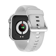 MT500 1.97 inch IP67 Water-resistant Smart Watch, Support Electrocardiogram / Temperature Measurement(White)