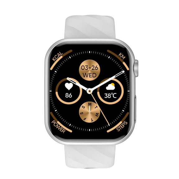 MT500 1.97 inch IP67 Water-resistant Smart Watch, Support Electrocardiogram / Temperature Measurement(White)