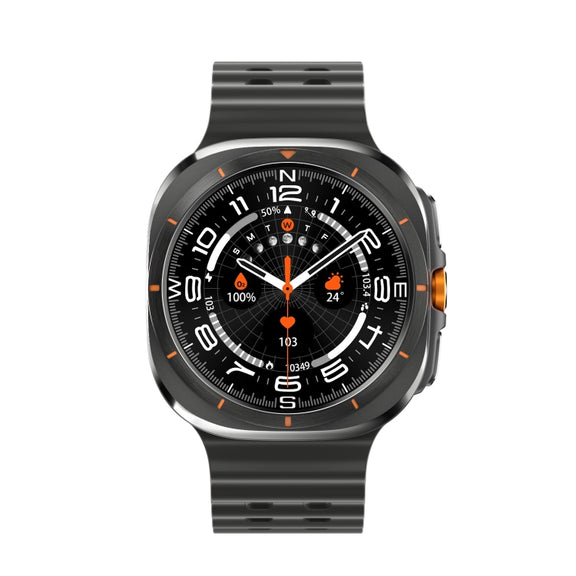 W7 1.43 inch IP68 Water-resistant Smart Watch, Support Sedentary Reminder / Sleep Monitoring(Black)