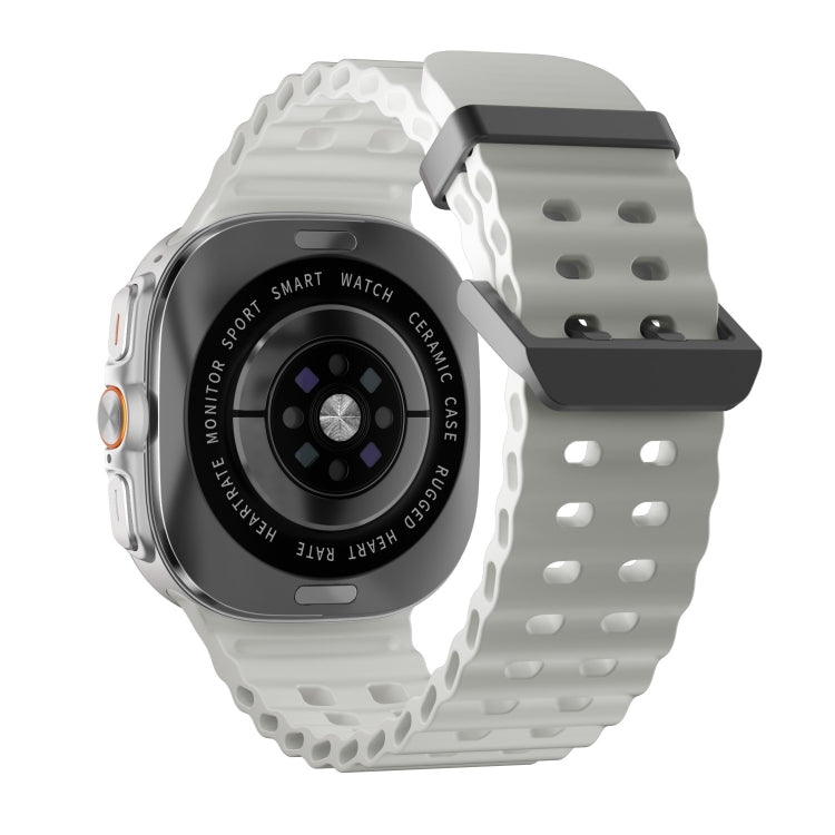 W7 1.43 inch IP68 Water-resistant Smart Watch, Support Sedentary Reminder / Sleep Monitoring(White)