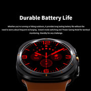 W7 1.43 inch IP68 Water-resistant Smart Watch, Support Sedentary Reminder / Sleep Monitoring(White)