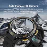 LEMFO Z1 1.43 inch AMOLED Screen Smart Watch, 4G Network Android 8.1, 4GB+64GB, Eurasian Version(Black)