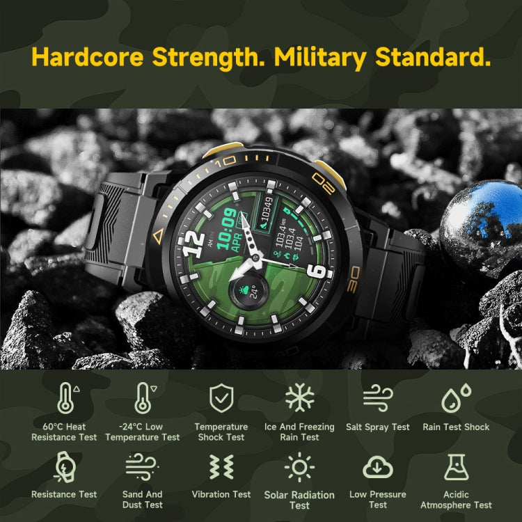 LEMFO Z1 1.43 inch AMOLED Screen Smart Watch, 4G Network Android 8.1, 4GB+64GB, Eurasian Version(Black)