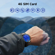 LEMFO Z1 1.43 inch AMOLED Screen Smart Watch, 4G Network Android 8.1, 4GB+64GB, Eurasian Version(Black)