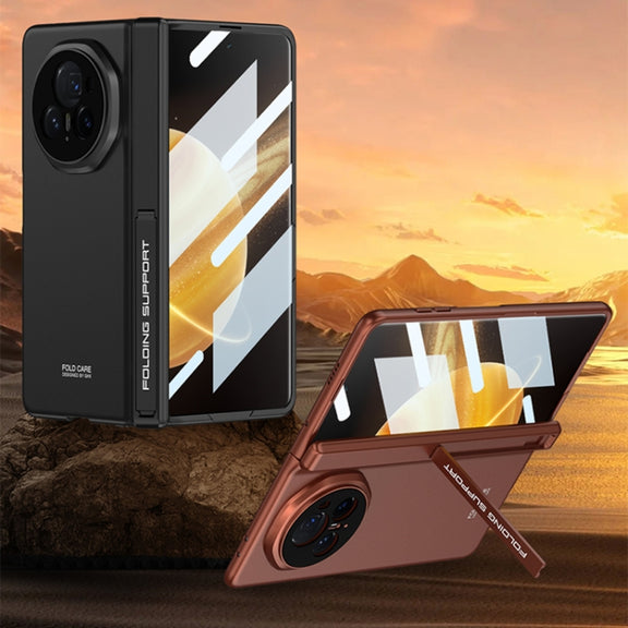 For Honor Magic V3 GKK Integrated Magnetic Folding Hinge All-inclusive Phone Case(Green)