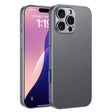 For iPhone 16 Pro GKK Metal Paint Skin Feel Leather Full Coverage Phone Case(Mountain Gray) - iPhone 16 Pro Cases by GKK | Online Shopping South Africa | PMC TechLife | Buy Now Pay Later Mobicred