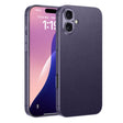 For iPhone 16 Plus GKK Metal Paint Skin Feel Leather Full Coverage Phone Case(Purple) - iPhone 16 Plus Cases by GKK | Online Shopping South Africa | PMC TechLife | Buy Now Pay Later Mobicred