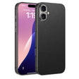 For iPhone 16 Plus GKK Metal Paint Skin Feel Leather Full Coverage Phone Case(Black) - iPhone 16 Plus Cases by GKK | Online Shopping South Africa | PMC TechLife | Buy Now Pay Later Mobicred