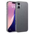 For iPhone 16 Plus GKK Metal Paint Skin Feel Leather Full Coverage Phone Case(Mountain Gray) - iPhone 16 Plus Cases by GKK | Online Shopping South Africa | PMC TechLife | Buy Now Pay Later Mobicred