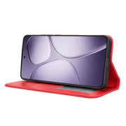 For Redmi K70 Ultra Magnetic Buckle Retro Texture Leather Phone Case(Red)