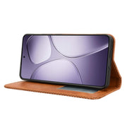 For Redmi K70 Ultra Magnetic Buckle Retro Texture Leather Phone Case(Brown)
